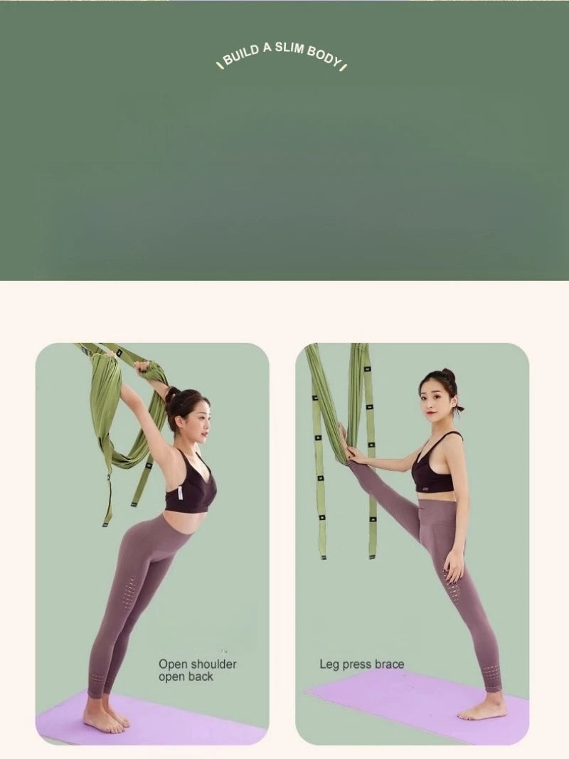 Yoga-stropp for ryggstrekk og bevegelighet