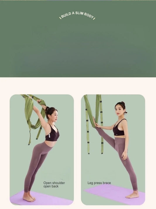 Yoga-stropp for ryggstrekk og bevegelighet